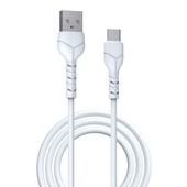 Devia kabel Kintone USB - USB-C 1,0 m 2,1A bia�y do SAMSUNG ZV50