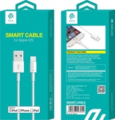 Devia kabel Smart iPhone MFI bia�y do SAMSUNG ZV50