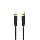 Devia kabel Star USB-C - Lightning 1,5 m 3A czarny do SAMSUNG ZV50