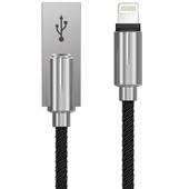 Devia kabel Storm 8-pin czarny 1m 2,1A do SAMSUNG ZV50