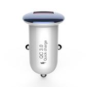 Devia �adowarka samochodowa Mushroom USB QC 3.0 niebieska 18W do SAMSUNG ZV50