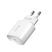 Devia �adowarka sieciowa Smart PD 25W 1x USB-C bia�a + kabel USB-C - USB-C do SAMSUNG ZV50