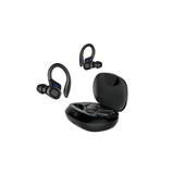 Devia s�uchawki Bluetooth TWS Pop1 czarne sportowe do SAMSUNG ZV50