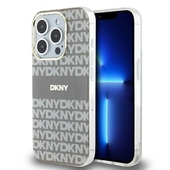 DKNY nak�adka be�owa HC Magsafe pc tpu repeat texture pattern w stripe do Apple iPhone 15 Pro