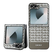 DKNY nak�adka br�zowa Repeat Pattern Bottom Stripe do Samsung Galaxy Z Flip 6