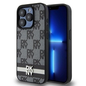 etui ze wzorem DKNY nak�adka czarny do Apple iPhone 15 Pro