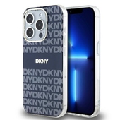 DKNY nak�adka niebieska HC Magsafe pc tpu repeat texture pattern w stripe do Apple iPhone 15 Pro