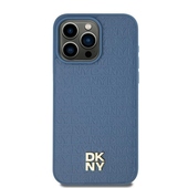 DKNY nak�adka niebieska HC Magsafe pu repeat pattern w stack logo do Apple iPhone 15
