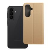 Etui ksi��eczkowe magnetyczne z podstawk� z�oty do Samsung Galaxy A27 5G
