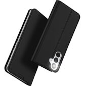 Pokrowiec Etui ksi��eczkowe z kieszonk� na karty z podstawk� czarny do Samsung Galaxy A17