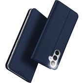 Etui ksi��eczkowe z kieszonk� na karty z podstawk� niebieski do Samsung Galaxy A17