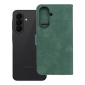 Etui ksi��eczkowe z zapi�ciem na magnes portfelowe zielony do Samsung Galaxy A27 5G