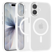 Pokrowiec Etui na ty� MagSafe przezroczyste z os�on� aparatu bia�y (Camera Control Button) do Apple iPhone 17