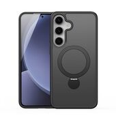 Etui na ty� MagSafe z funkcj� podstawki i ringiem czarny do Samsung Galaxy S25