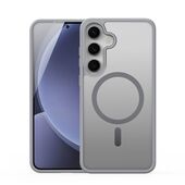 Etui na ty� MagSafe z funkcj� podstawki i ringiem szary do Samsung Galaxy S25