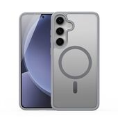 Etui na ty� MagSafe z funkcj� podstawki i ringiem szary do Samsung Galaxy S25 Plus