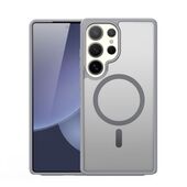 Etui na ty� MagSafe z funkcj� podstawki i ringiem szary do Samsung Galaxy S25 Ultra