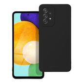 Etui na ty� z os�on� aparatu silikonowe matowe czarny do Samsung Galaxy A52