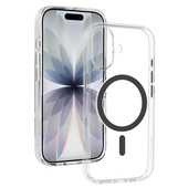 Etui nak�adka MagSafe przezroczyste Liavec Pure Case szary do Apple iPhone 17