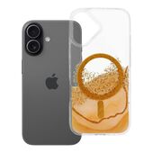 Etui nak�adka MagSafe przezroczyste z os�on� aparatu Golden zgodne z MagSafe do Apple iPhone 17