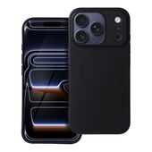 Etui pancerne na ty� MagSafe silikonowe czarny do Apple iPhone 17 Pro