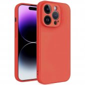 Etui silikonowe na ty� plecki z ochron� aparatu czerwone do Oppo A6 Pro 5G