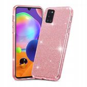 etui Silikonowe Tech-protect Glitter Shine R�owe do Samsung A31