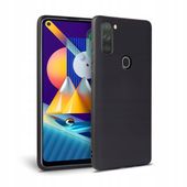 etui Silikonowe Tech-protect Icon Czarne do Samsung Galaxy M11