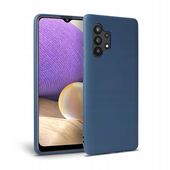 etui Silikonowe Tech-protect Icon niebieskie do Samsung A32 4G
