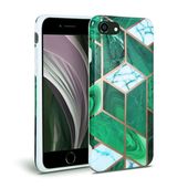 etui Silikonowe Tech-protect Marble Zielone do Apple iPhone 7