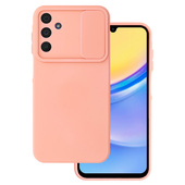 Pokrowiec Etui silikonowy Camshield Soft pudrowy-r� do Samsung Galaxy A15