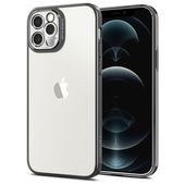 etui Spigen etui Spigen Optik Crystal Chrome grey do Apple iPhone 12 Pro (6.1 cali)