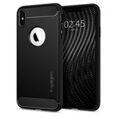 etui  mocne etui Spigen Rugged Armor Czarne do Apple iPhone XS Max