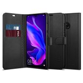 etui Spigen etui Spigen SGP Wallet S Saffiano Czarne do Huawei P30 Lite