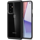 pokrowiec etui Spigen Ultra Hybrid czarne do OnePlus 9
