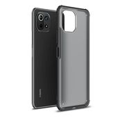 etui prze�roczyste etui Tech-protect Hybridshell Frost czarne do Xiaomi Mi 11 Lite