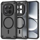 etui Tech-protect Rugged Shield Magsafe czarne do Xiaomi Redmi Note 15 Pro 5G