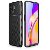 etui pancerne etui Tech-Protect TPU Carbon czarne do Oppo Reno 5 Lite