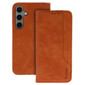 Etui Wonder Prime br�zowy do Samsung Galaxy A27 5G