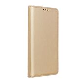 Etui z klapk� magnetyczne i kieszonk� na dokumenty z�oty do Samsung Galaxy J5 2016