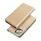 Etui z klapk� magnetyczne i kieszonk� na dokumenty z�oty do Samsung Galaxy S27 Ultra