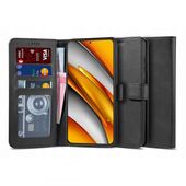 etui z klapk� Tech-protect Wallet 2 czarne do Xiaomi POCO F3