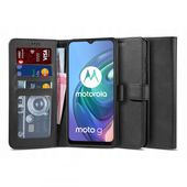 etui z klapk� Tech-protect Wallet czarne do Motorola moto G10