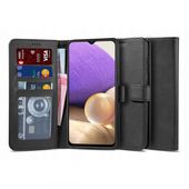 etui z klapk� Tech-protect Wallet czarne do Samsung A32 5G