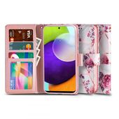 etui z klapk� Tech-protect Wallet Floral rose do Samsung A52 5G