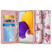 etui z klapk� Tech-protect Wallet Floral rose do Samsung A72