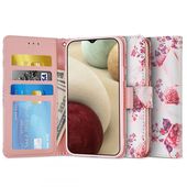 etui z klapk� Tech-protect Wallet Floral rose do Samsung Galaxy M12