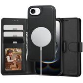 etui z klapk� Tech-protect Wallet Magsafe czarne do Apple iPhone 17e