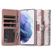 etui z klapk� Tech-protect Wallet marble do Samsung s21