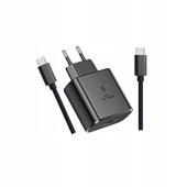 �adowarki sieciowe 45W Foneng �adowarka sieciowa EU62 GaN USB-C PD 45W z kr�tkim kablem 60W 0,5m czarna